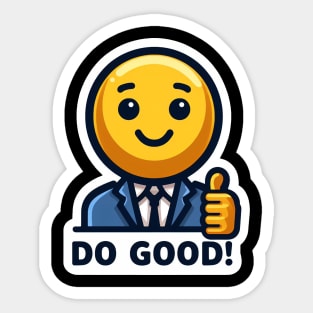 DO GOOD Emoji Sticker